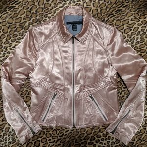 Marc Jacobs pink satin jacket